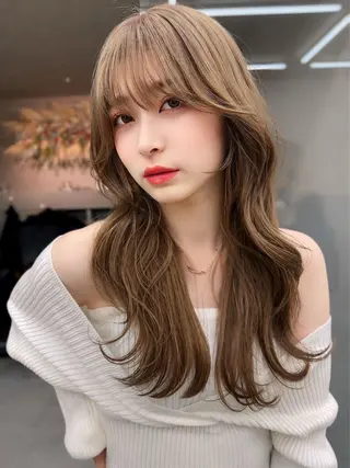 ロング カラー 北九州①の艶髪師♥️ ♣️♦️♠️翔大のヘアスタイル