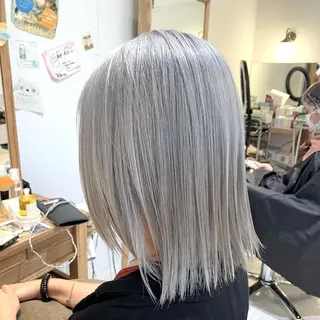 ショート カラー 心斎橋/ブリーチなし 髪質改善/レイヤーのヘアスタイル