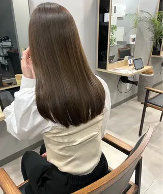 セミロング 福原 悠介のヘアスタイル