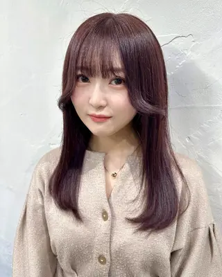 ミディアム 韓国ヘア/髪質改善/ レイヤー/あおし🐼のヘアスタイル