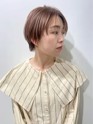ショート カラー ショート/ボブ/ 吉祥寺/ryoのヘアスタイル