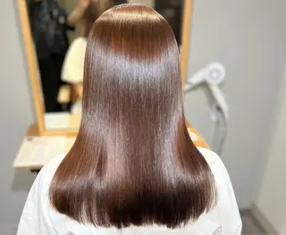 セミロング ノンダメージサロン（R）鹿児島谷山店所属・松木 小桜のヘアスタイル