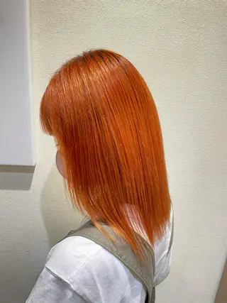 ミディアム カラー ✨武内凌太✨ 複雑履歴/ムラ修正のヘアスタイル