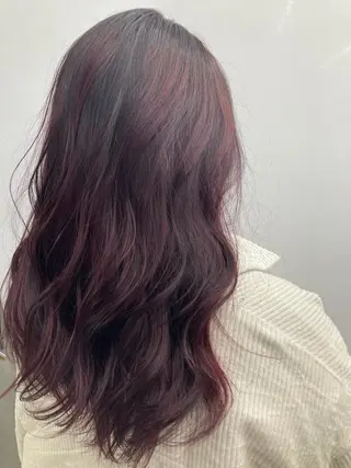 セミロング カラー ブリーチ&似合せボブ 田中寛十のヘアスタイル