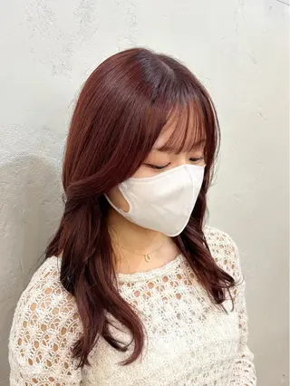 セミロング カラー カットモデル募集中 yukari🌷のヘアスタイル