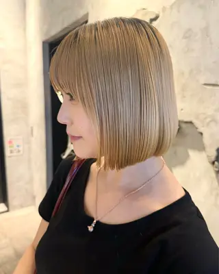 ショート 暖色/ダブルカラー/ レッド/ kanaのヘアスタイル