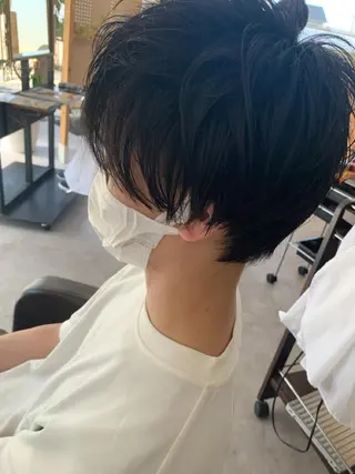 メンズ ufufu所属・境 菜摘のヘアスタイル