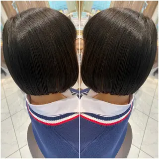 ショート 全席個室　暖色カラー Zina松園優香🌸のヘアスタイル