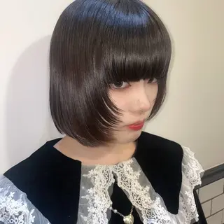 ミディアム 韓国レイヤー/ショー ト/nodokaのヘアスタイル