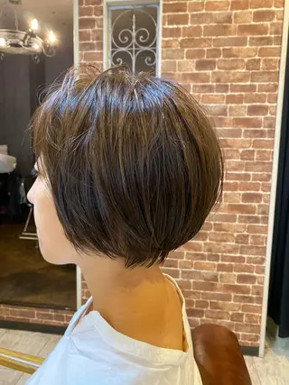 ショート カラー ⭐️ショート⭐️美髪 矯正⭐️水口陸のヘアスタイル