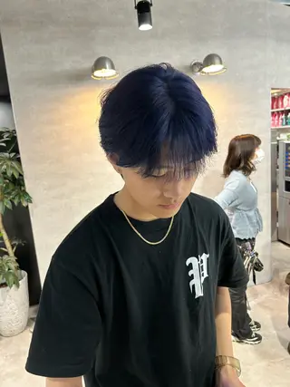 カラー メンズ 🐺森 雄飛/メンズ 韓国ヘアのヘアスタイル