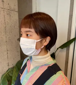 ショート カラー GO TODAY神戸三宮所属・あ きのヘアスタイル