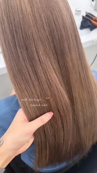 カラー noa🫧美髪/ 透明感カラーのヘアスタイル