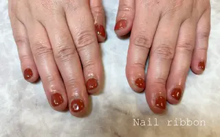 ネイル ネイルリボン 笠井のネイルデザイン