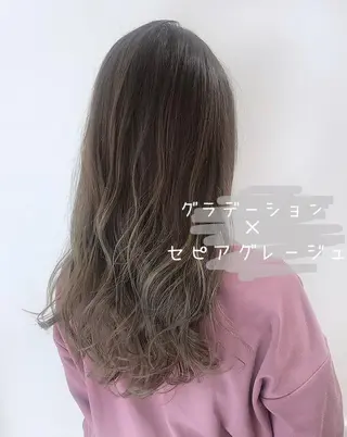 ロング カラー ヘアアレンジ パーマ×ウルフカット koya☆のヘアスタイル
