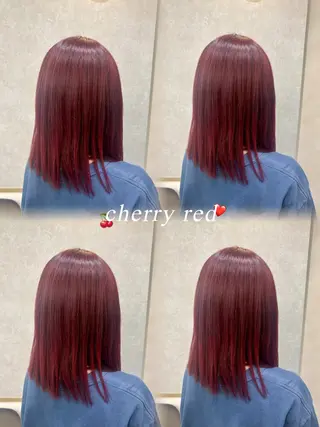 ミディアム カラー 暖色/髪質改善/ ツヤ髪🎀本田愛来のヘアスタイル