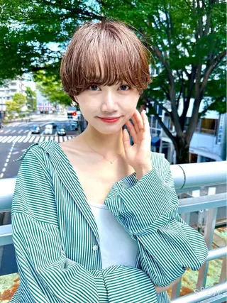ショート 骨格診断で絶対可愛い ✨丸みショート✨凌弥のヘアスタイル