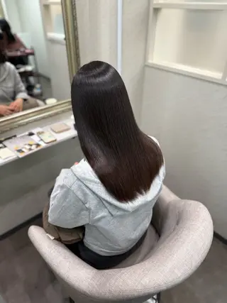 ロング アンナ 髪質改善/縮毛矯正のヘアスタイル