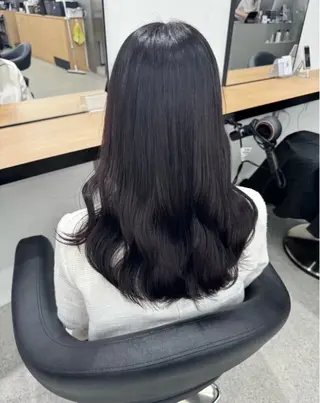 ロング miku/ラベンダー 透明感カラー🪻❤︎のヘアスタイル