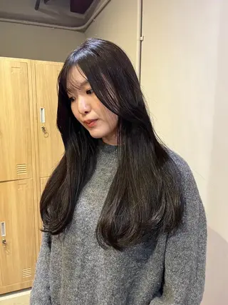 ロング LOREN＋透明感 オリーブhirokoのヘアスタイル