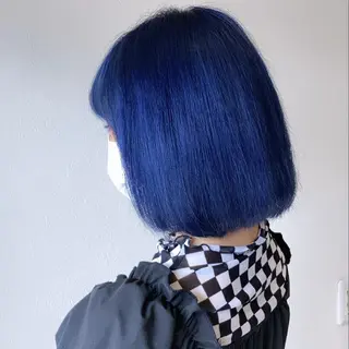 ミディアム カラー マテリアル 中央駅店のヘアスタイル