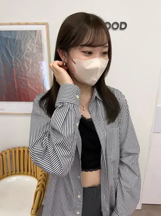 ロング ✨ブリーチ/顔周り レイヤー¦YUKA✨のヘアスタイル