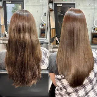 ロング カラー パーマ ショートボブ髪質改善 縮毛矯正のプロ山道潤のヘアスタイル