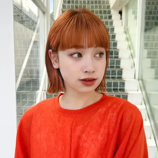 ショート カラー 🎧パーソナルケア/ 透明感カラー/ミユのヘアスタイル