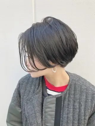 ショート カラー ノグチ ユウキ/ボブのヘアスタイル