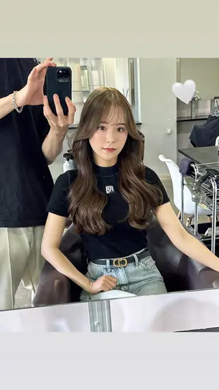ロング カラー 韓国風レイヤーカット ryotaのヘアスタイル