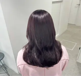 ロング miku/ラベンダー 透明感カラー🪻❤︎のヘアスタイル