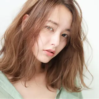 ミディアム 西川 仁のヘアスタイル