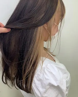 ロング 艶髪カラー🫧 髪質改善🪽萩原のヘアスタイル