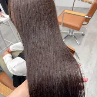 ロング カラー ヘアアレンジ ブリーチなしカラー /ベージュ/安形翔のヘアスタイル