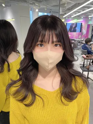 セミロング 渋谷韓国ヘア🇰🇷 SAYAKA🩶ᩚのヘアスタイル