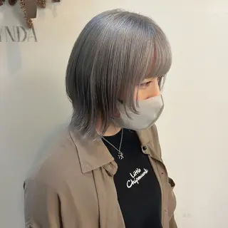 ミディアム mm所属・レイヤーボブ Asukaのヘアスタイル