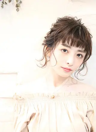 ショート まつパ・ヘアセット ♡Chinami♡のマツエク・マツパデザイン