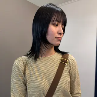 ミディアム カラー ...alley/Dreap所属・パーマ/透明感カラー 元町🌱takutoのヘアスタイル