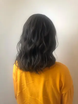 セミロング カラー 長瀬 燎哉のヘアスタイル