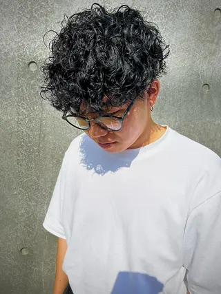 パーマ メンズ beauty   resort akahige所属・山田 太陽のヘアスタイル