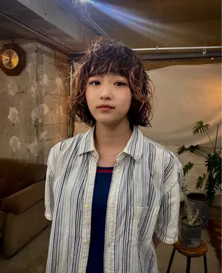 ショート パーマ GATTACA所属・KEI gattacaのヘアスタイル