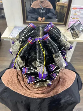 パーマ Yui. ハイトーン/パーマ/のヘアスタイル