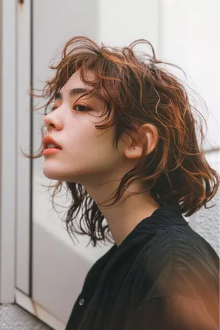 ミディアム カラー 🌿黒瀧　将太🌿 【パーマスタイル】のヘアスタイル