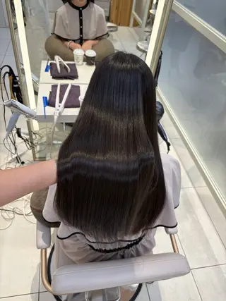 ロング Hina🤎ベージュ 、グレージュ🤎のヘアスタイル