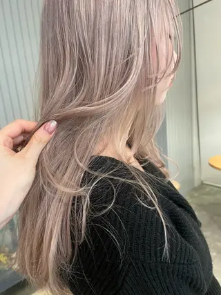 カラー folk所属・♥︎ cahoのヘアスタイル