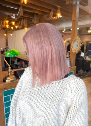 ロング ブリーチ💛 透明感カラーmiuのヘアスタイル
