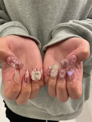 ネイル 束感まつ毛/ネイル/ LED♥KIRARAのマツエク・マツパデザイン