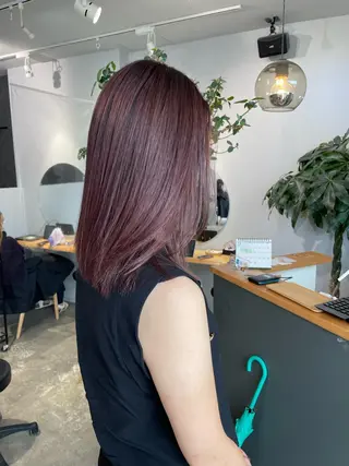 ミディアム 岸川 恭子のヘアスタイル