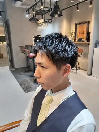 ショート メンズ 大江 聖のヘアスタイル