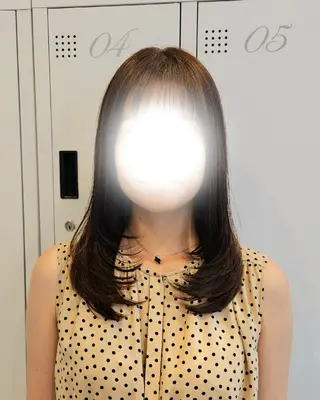 ミディアム カラー ミク🇰🇷 /Agu hairのヘアスタイル